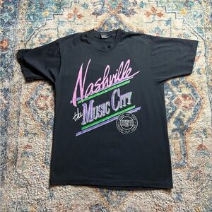 Vintage Nashville Music City T-shirt Large